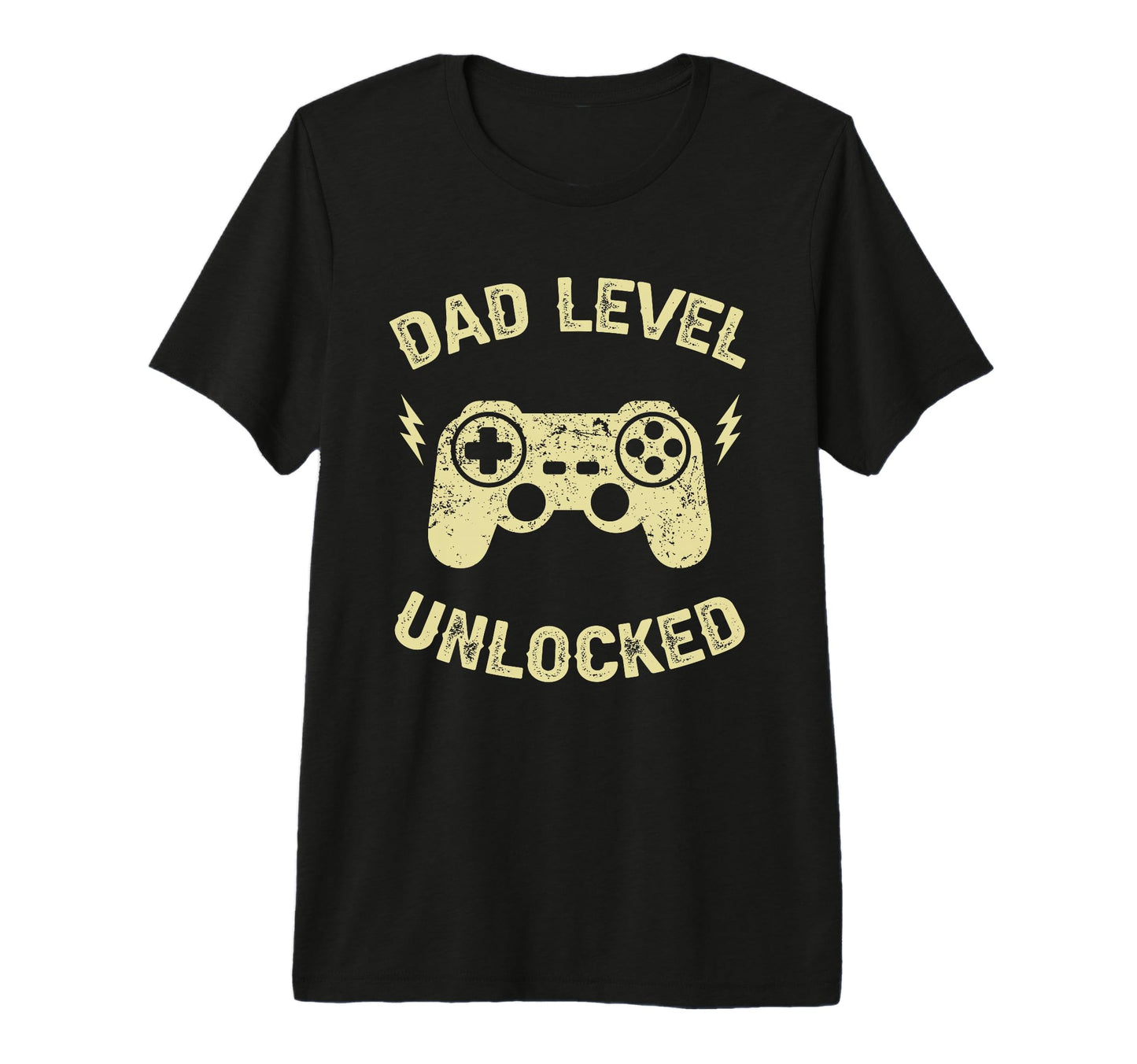 Dad Level Unlocked Gaming Controller T-Shirt - Trendy Graphic Unisex - T-Shirt, Sweatshirt, Hoodie