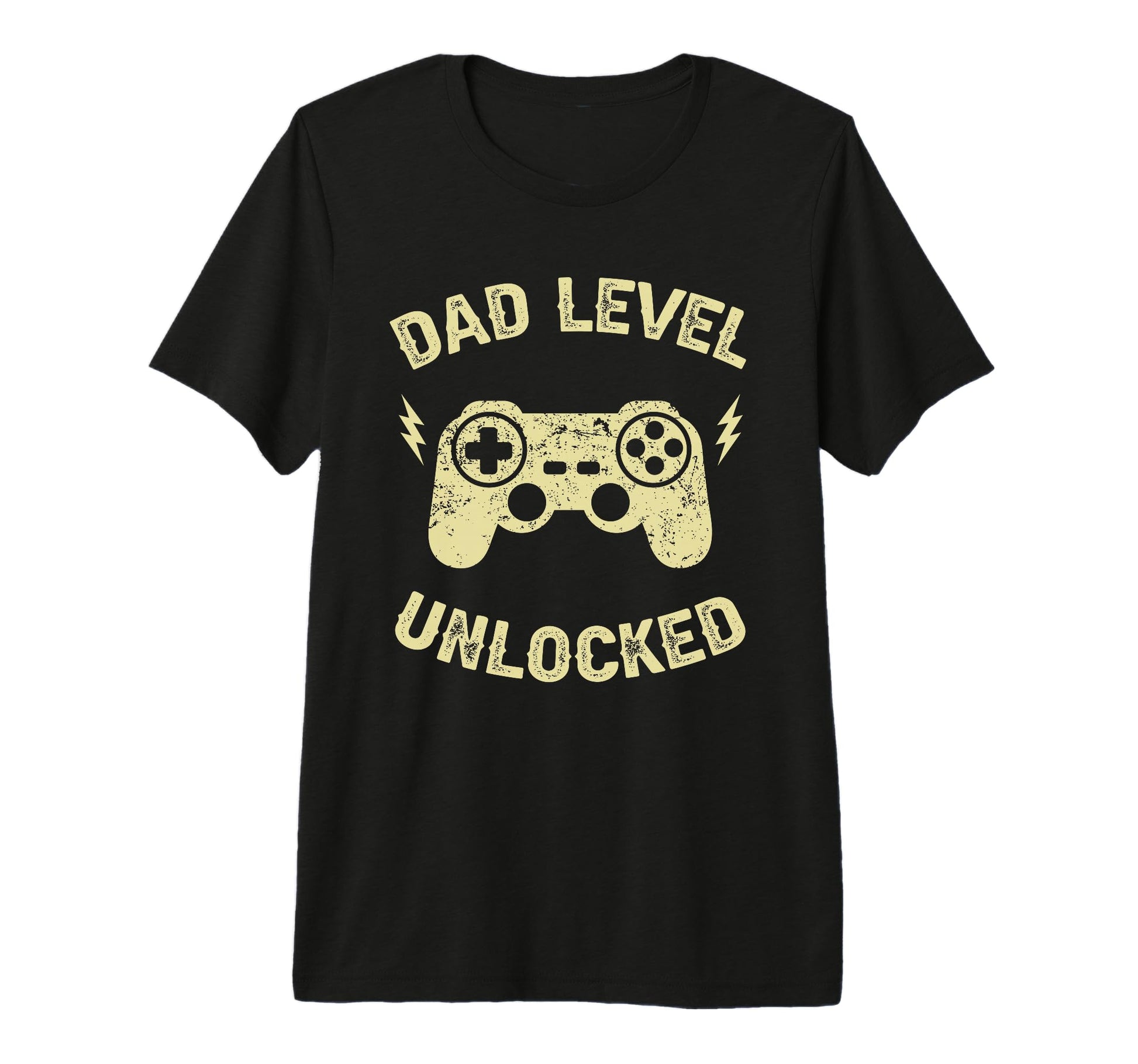 Dad Level Unlocked Gaming Controller T-Shirt - Trendy Graphic Unisex - T-Shirt, Sweatshirt, Hoodie