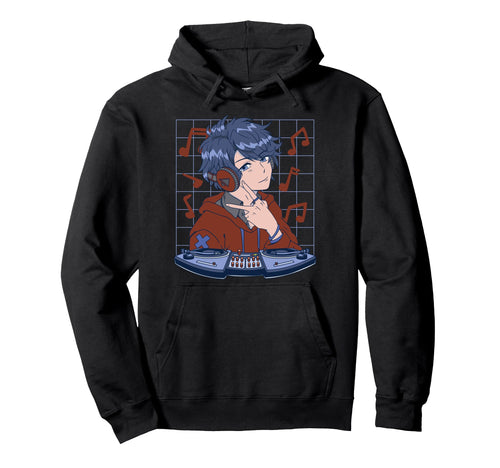 Anime Dj Japanese Aesthetics Otaku Hoodie - Unique Graphic Men Women - T-Shirt, Sweatshirt, Hoodie