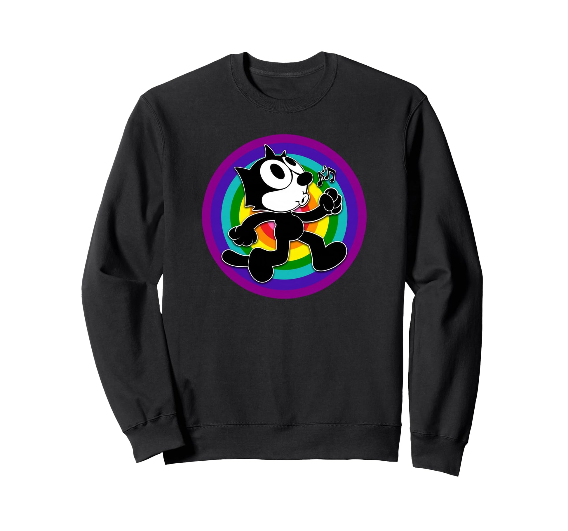 Felix Cartoon Whistling Walking Music Sweatshirt - Streetwear Style Unisex - T-Shirt, Sweatshirt, Hoodie