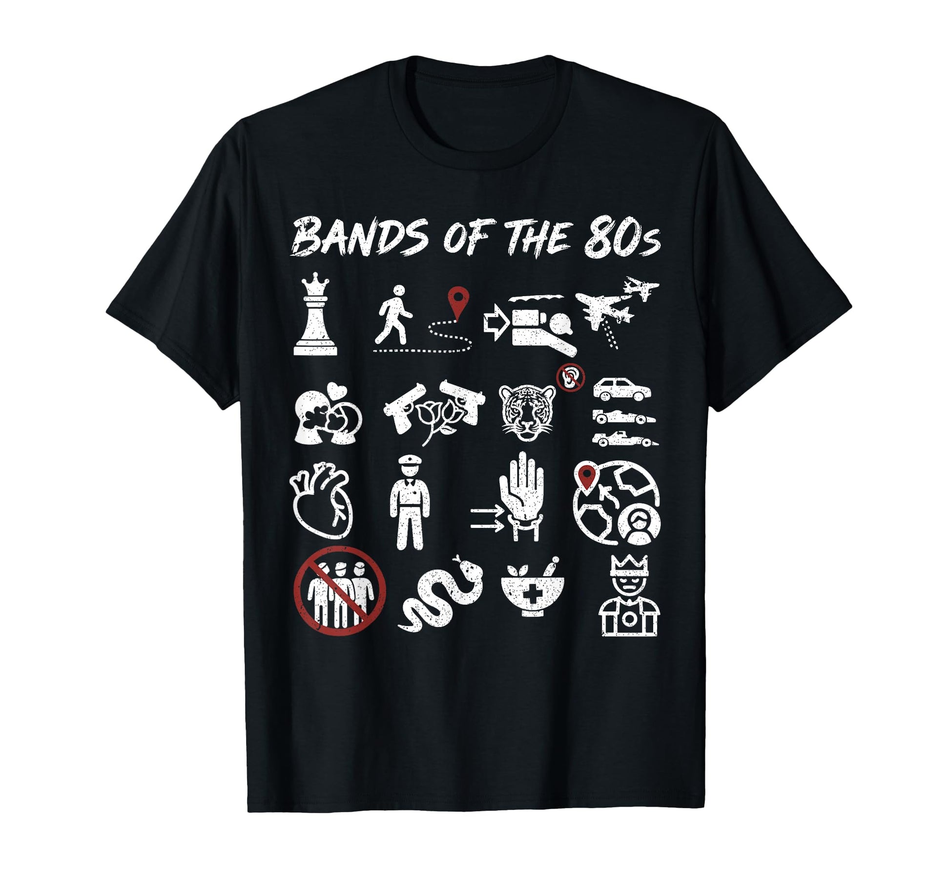 Bands 80S Rock Music Lover Rock And T-Shirt - Fun Novelty Design Men Women - T-Shirt, Sweatshirt, Hoodie