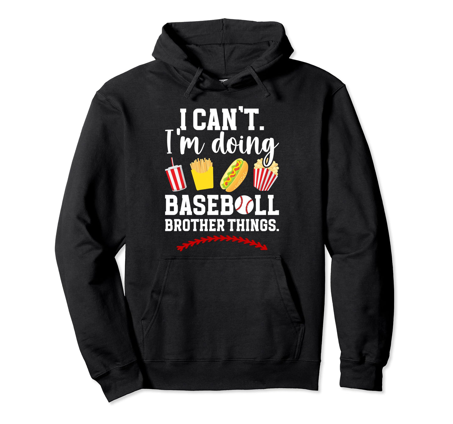 Doing Baseball Brother Things Baseball Hoodie - Custom Art Print Unisex - T-Shirt, Sweatshirt, Hoodie