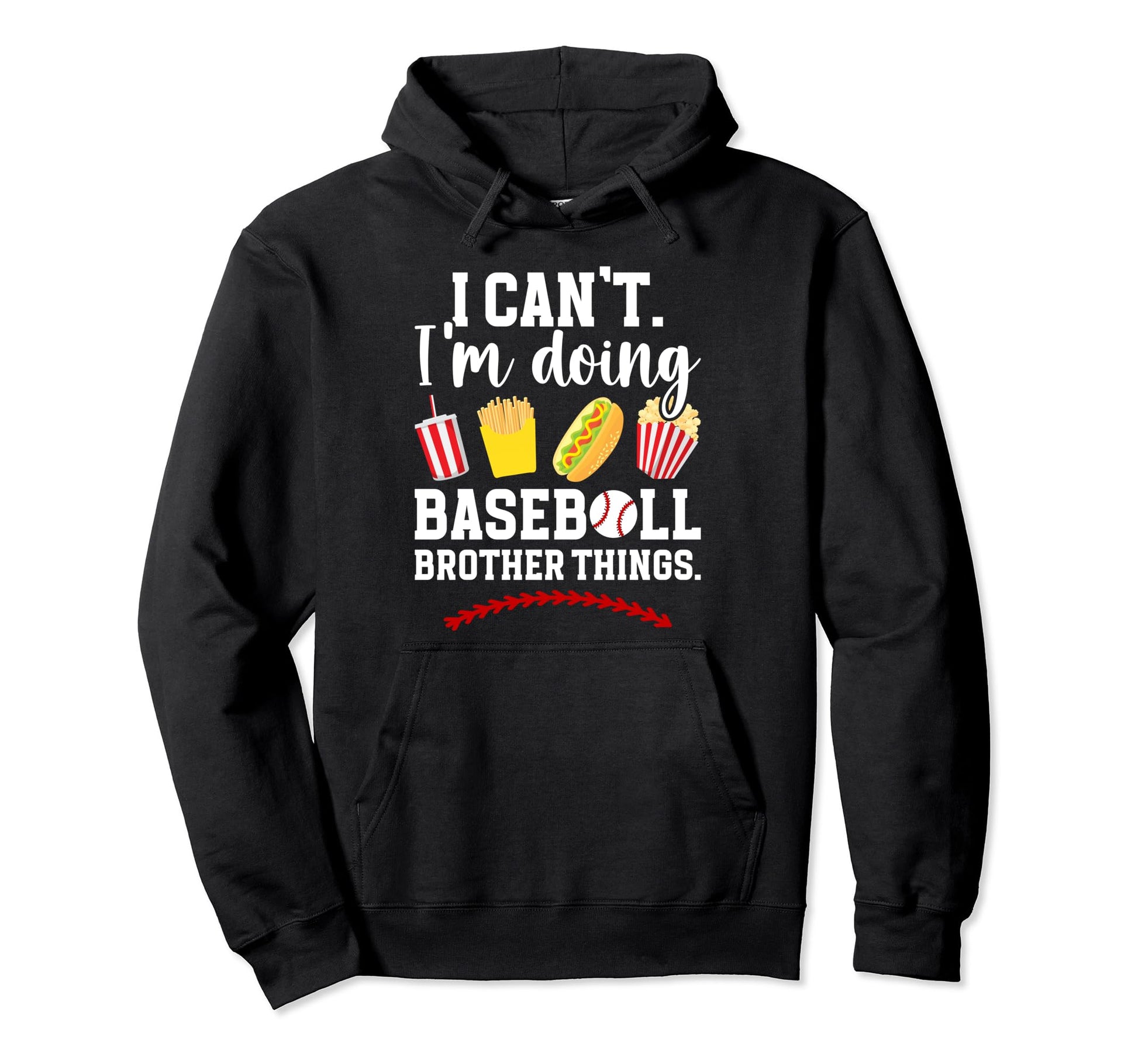Doing Baseball Brother Things Baseball Hoodie - Custom Art Print Unisex - T-Shirt, Sweatshirt, Hoodie