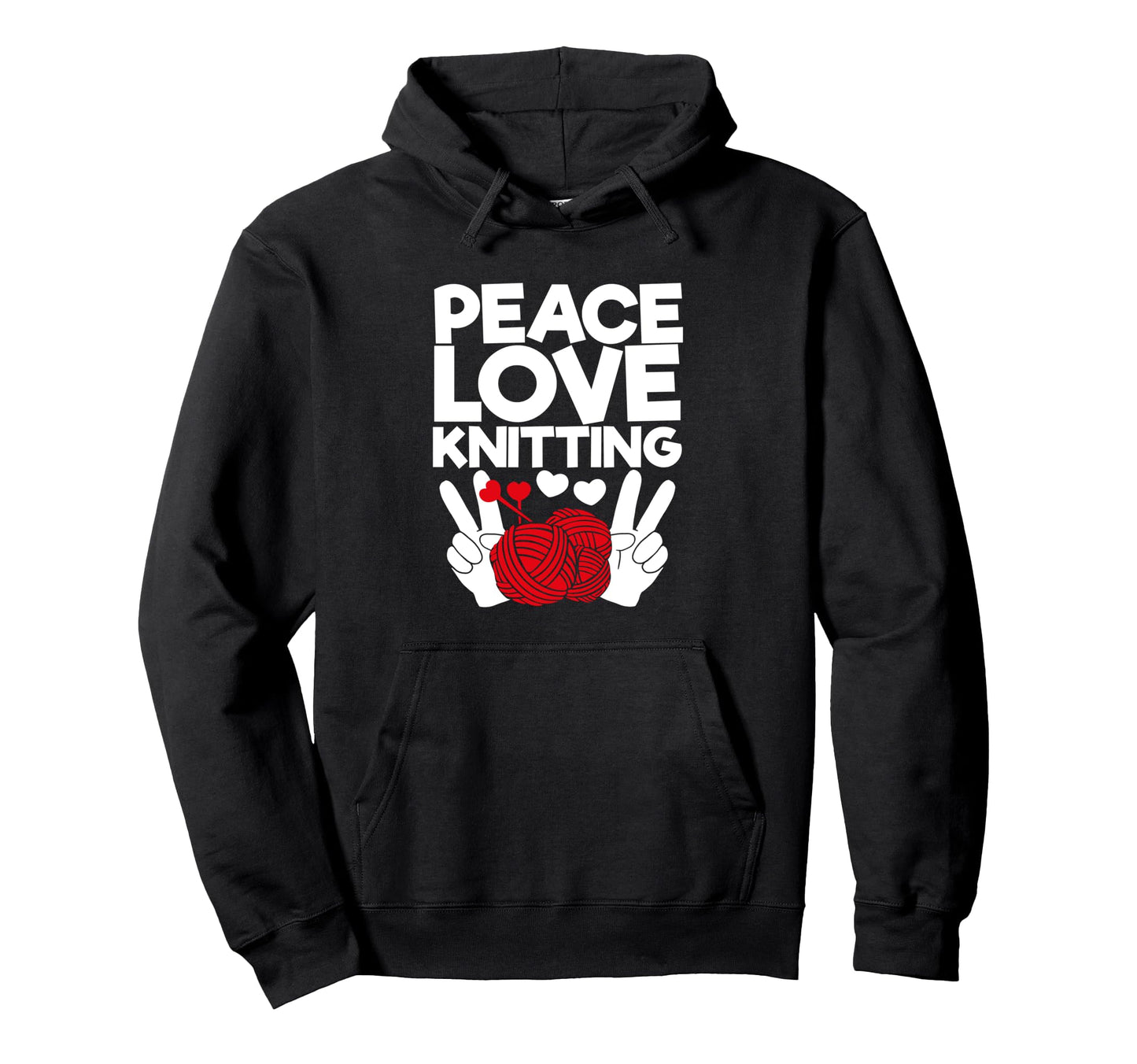 Knitting Lover Knitter Crocheting Hoodie - Aesthetic Graphic for Adults - T-Shirt, Sweatshirt, Hoodie