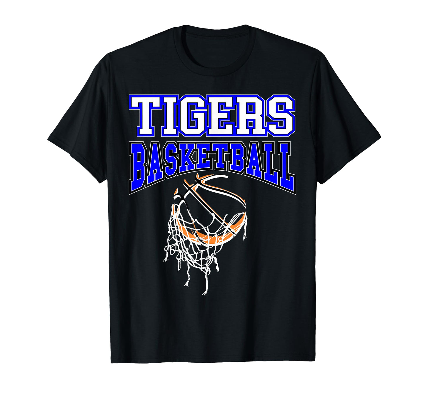 Tigers Basketball Mom Team Game Day T-Shirt - Unique Graphic for Adults - T-Shirt, Sweatshirt, Hoodie
