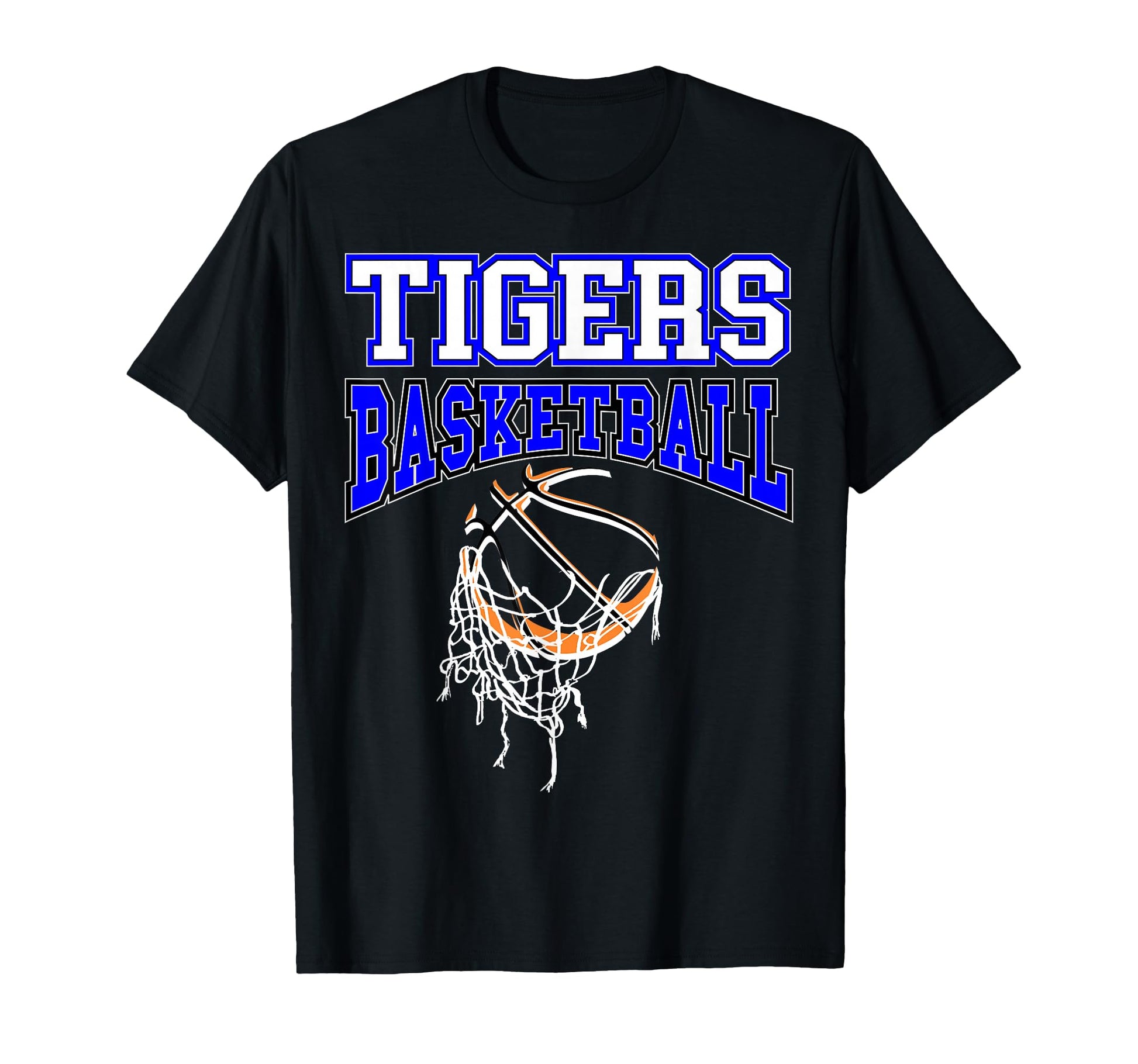 Tigers Basketball Mom Team Game Day T-Shirt - Unique Graphic for Adults - T-Shirt, Sweatshirt, Hoodie
