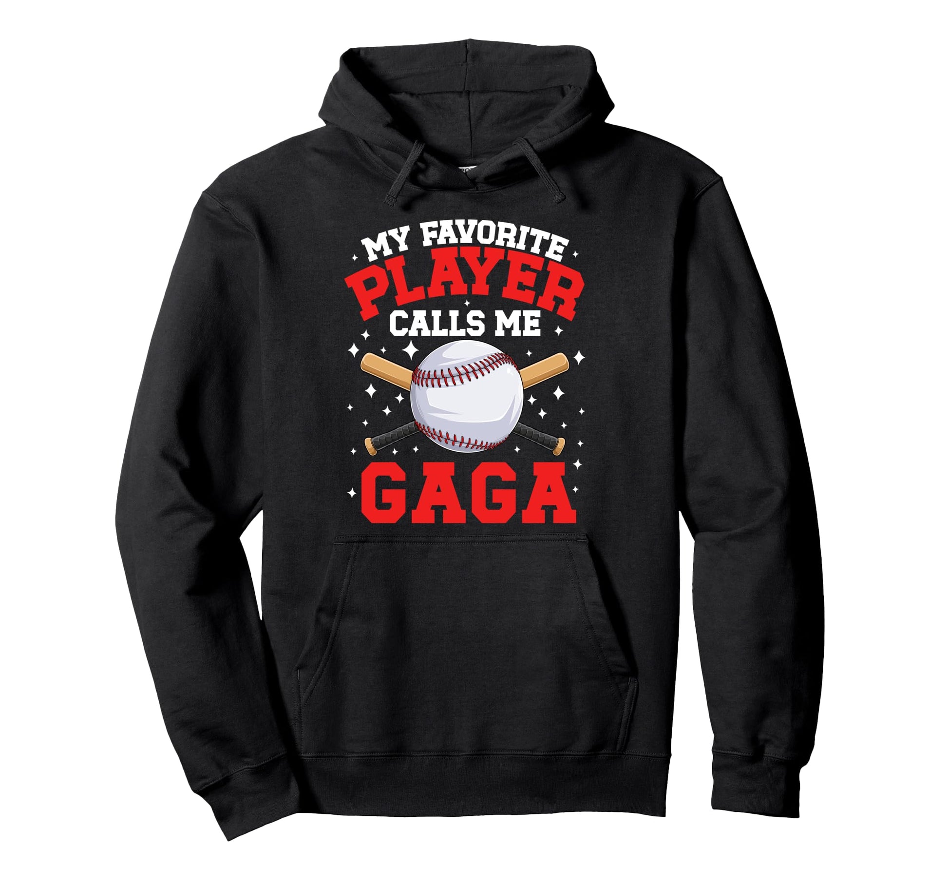 Proud Baseball Gaga Baseball Player Gaga Hoodie - Fun Novelty Design Unisex - T-Shirt, Sweatshirt, Hoodie