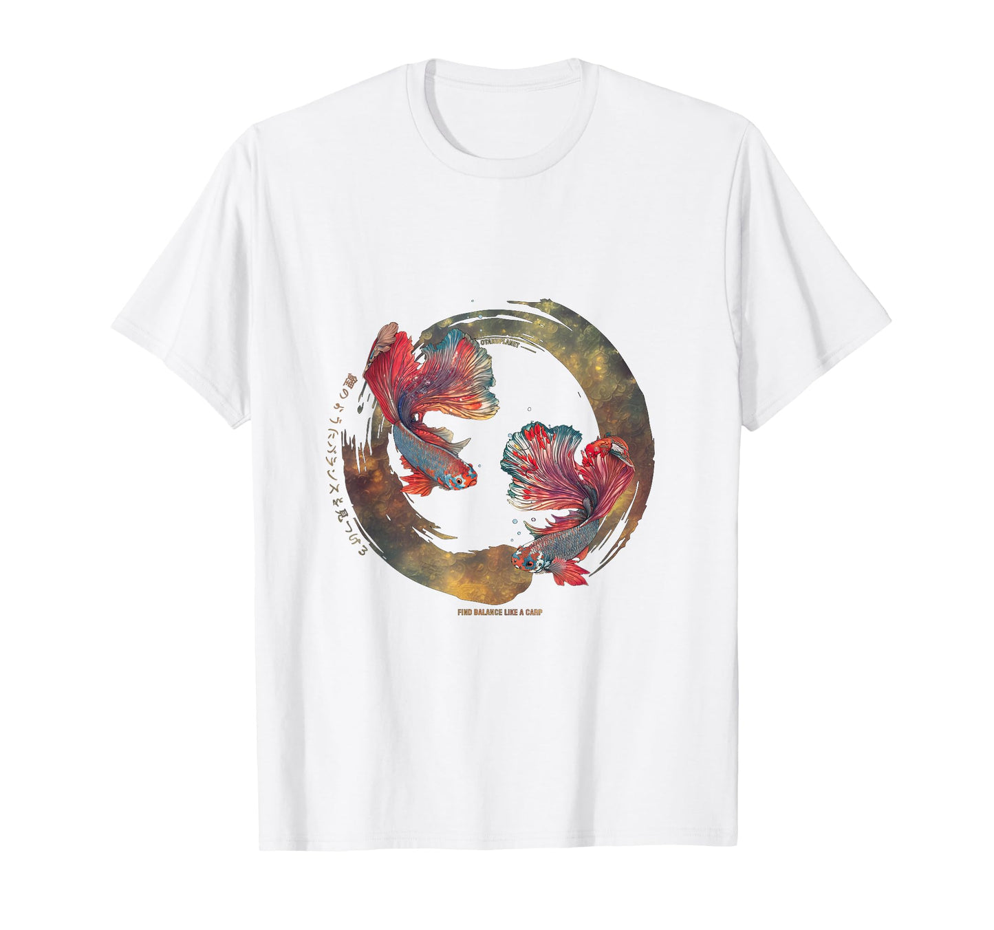 Japanese Fish Koi Whisperer Ying T-Shirt - Aesthetic Graphic Men Women - T-Shirt, Sweatshirt, Hoodie