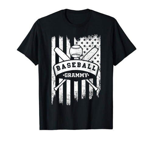 Baseball Grammy Usa American Flag T-Shirt - Casual Everyday Wear Men Women - T-Shirt, Sweatshirt, Hoodie