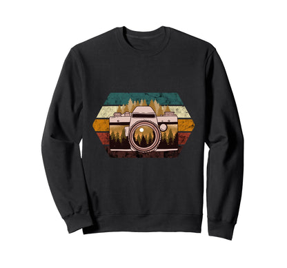 Photographer Landscape Camera Sweatshirt - Novelty Apparel for Adults - T-Shirt, Sweatshirt, Hoodie