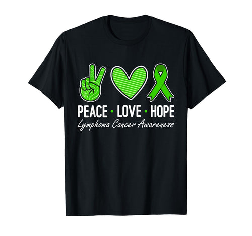 Lymphoma Cancer Awareness Green T-Shirt - Streetwear Style for Adults - T-Shirt, Sweatshirt, Hoodie