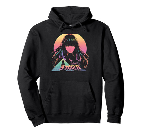 Goth Grunge Demon Anime Waifu Horror Hoodie - Aesthetic Graphic Men Women - T-Shirt, Sweatshirt, Hoodie