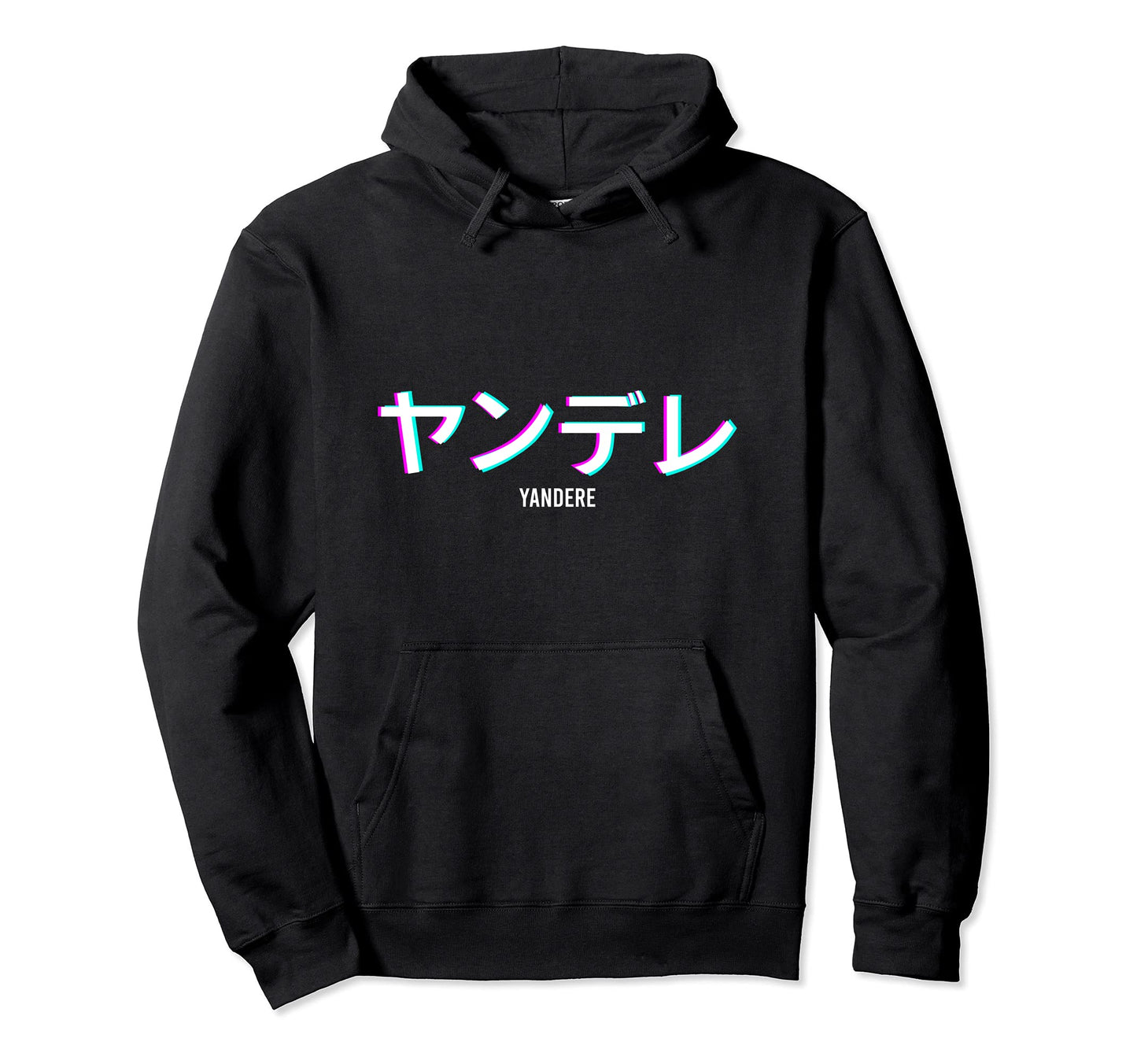 Yandere Vaporwave Aesthetic Anime Hoodie - Fun Novelty Design Men Women - T-Shirt, Sweatshirt, Hoodie