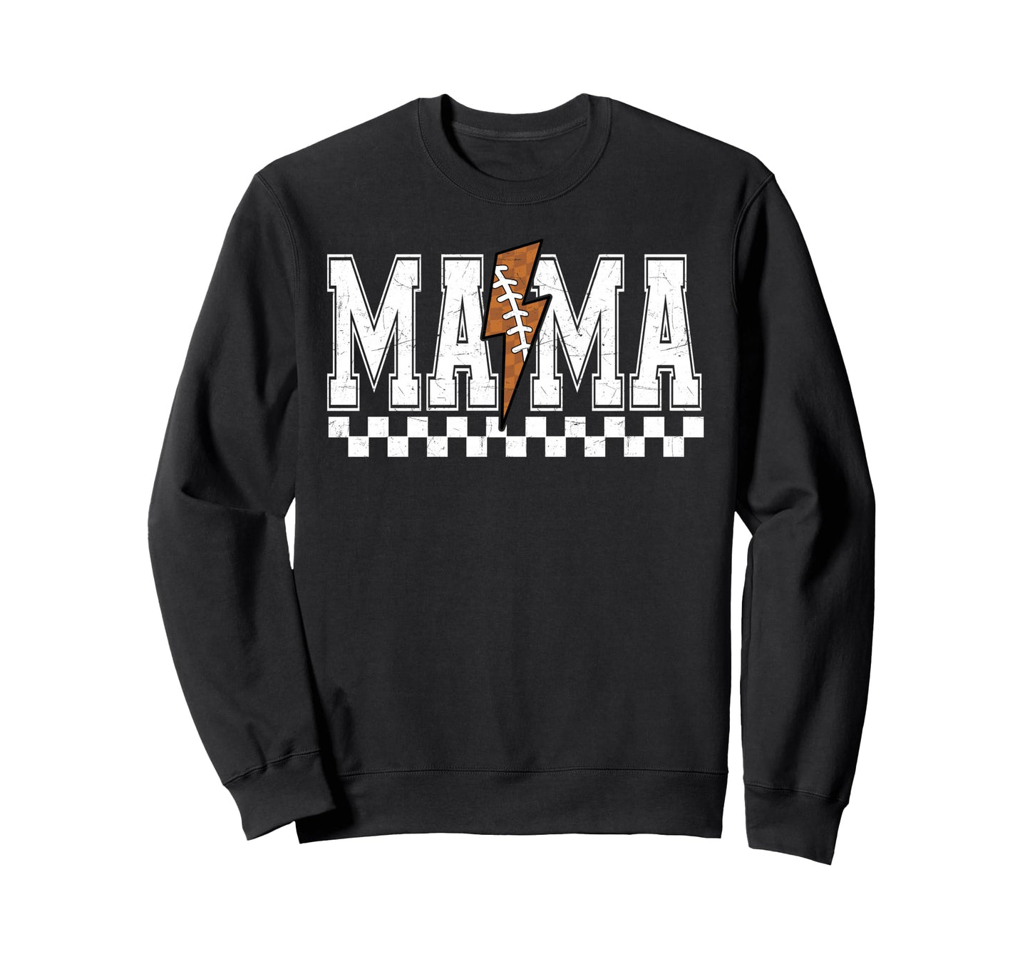 Football Mama Fall Lightning Sweatshirt - Casual Everyday Wear for Adults - T-Shirt, Sweatshirt, Hoodie