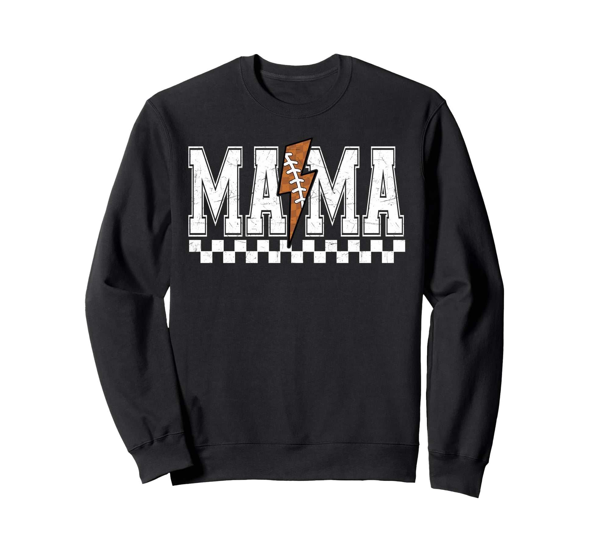 Football Mama Fall Lightning Sweatshirt - Casual Everyday Wear for Adults - T-Shirt, Sweatshirt, Hoodie