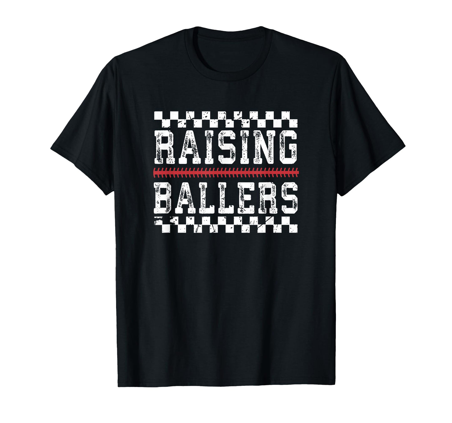 Raising Ballers Baseball Mom Dad T-Shirt - Streetwear Style for Adults - T-Shirt, Sweatshirt, Hoodie