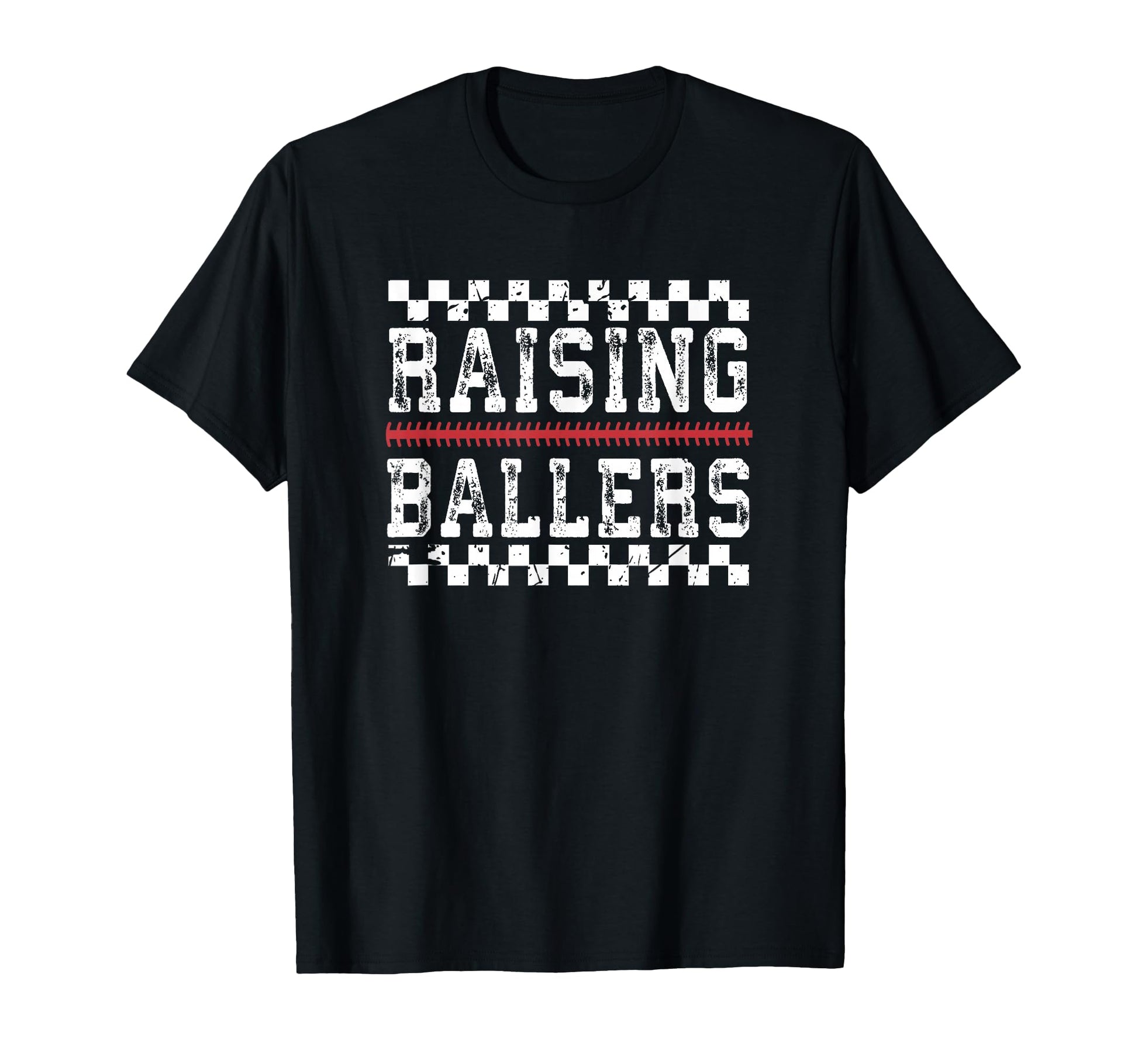 Raising Ballers Baseball Mom Dad T-Shirt - Streetwear Style for Adults - T-Shirt, Sweatshirt, Hoodie