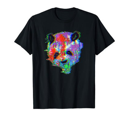 Panda Angry Bear Vaporwave Aesthetic T-Shirt - Custom Art Print for Adults - T-Shirt, Sweatshirt, Hoodie