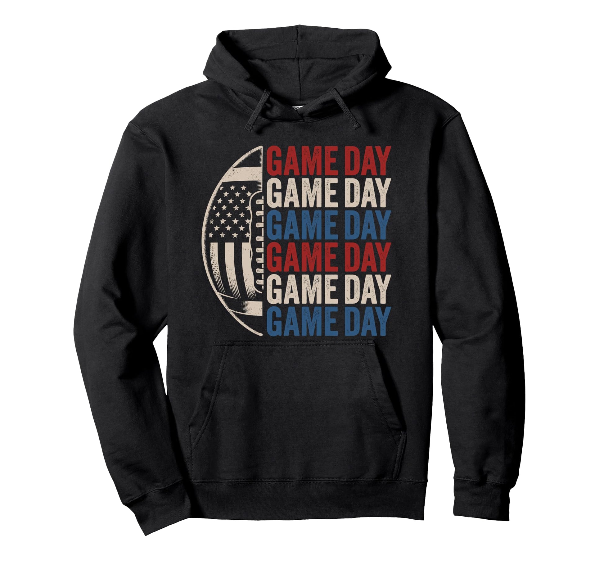 Football Mom Us Gameday Football Mom Hoodie - Graphic Print Men Women - T-Shirt, Sweatshirt, Hoodie