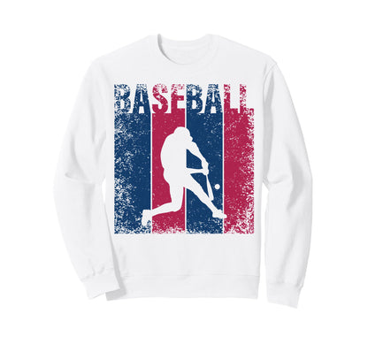 Baseball Season Patriotic Sports Sweatshirt - Streetwear Style Men Women - T-Shirt, Sweatshirt, Hoodie