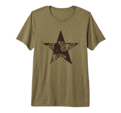 Star Stencil Graffiti Art Grunge T-Shirt - Minimalist Print for Adults - T-Shirt, Sweatshirt, Hoodie