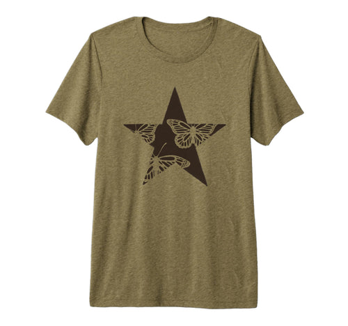 Star Stencil Graffiti Art Grunge T-Shirt - Minimalist Print for Adults - T-Shirt, Sweatshirt, Hoodie