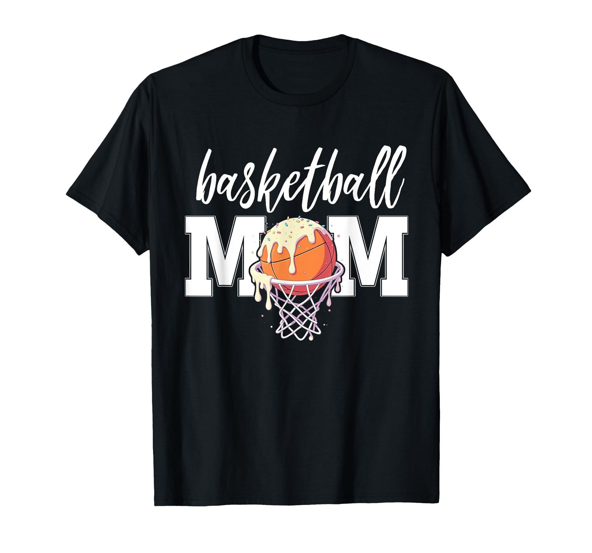 Basketball Mom Ice Cream Hoop Net Game T-Shirt - Aesthetic Graphic Unisex - T-Shirt, Sweatshirt, Hoodie