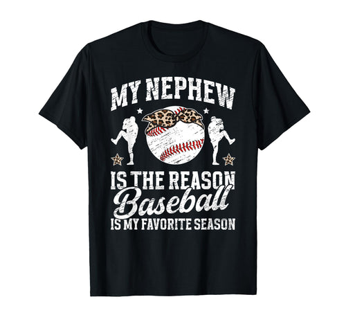 My Favorite Season Baseball Aunt T-Shirt - Casual Everyday Wear for Adults - T-Shirt, Sweatshirt, Hoodie