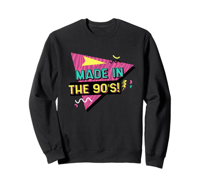 Born 80S Raised 90S 80S 90S Made Sweatshirt - Graphic Print for Adults - T-Shirt, Sweatshirt, Hoodie