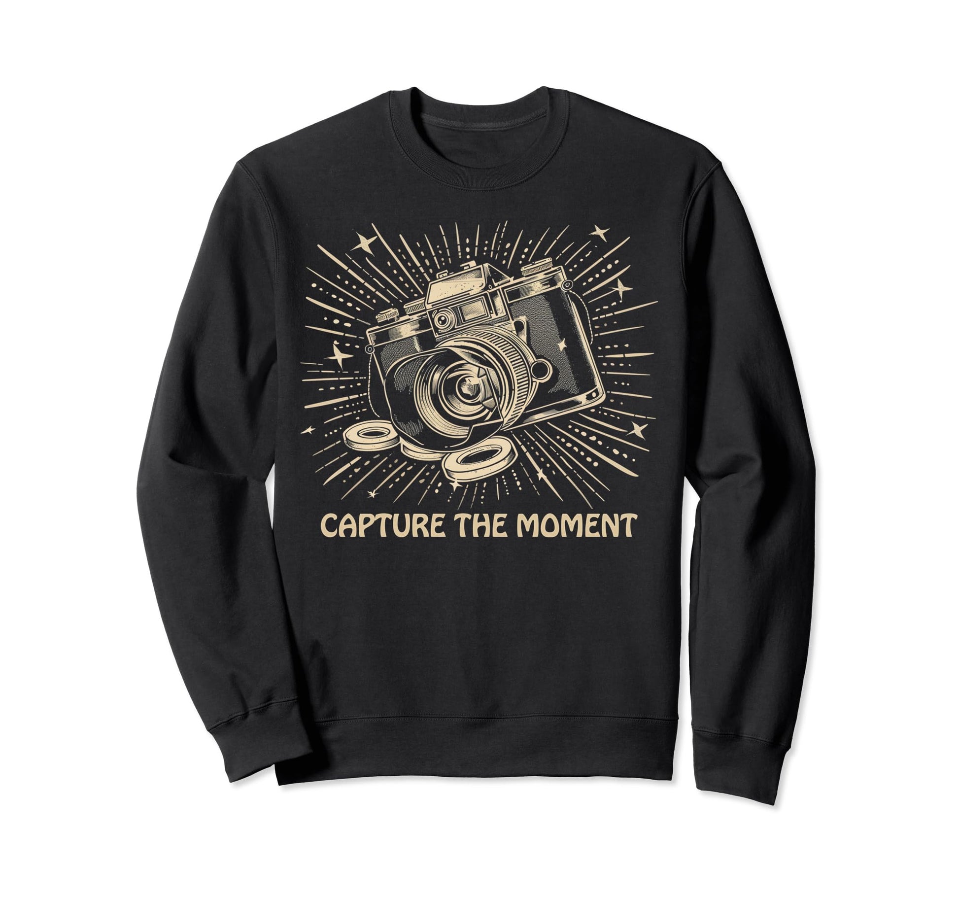 Capture Moment Camera Photography Art Sweatshirt - Novelty Apparel Unisex - T-Shirt, Sweatshirt, Hoodie