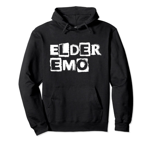 Emo Rock Elder Emo Y2K 2000S Emo Ska Hoodie - Novelty Apparel for Adults - T-Shirt, Sweatshirt, Hoodie