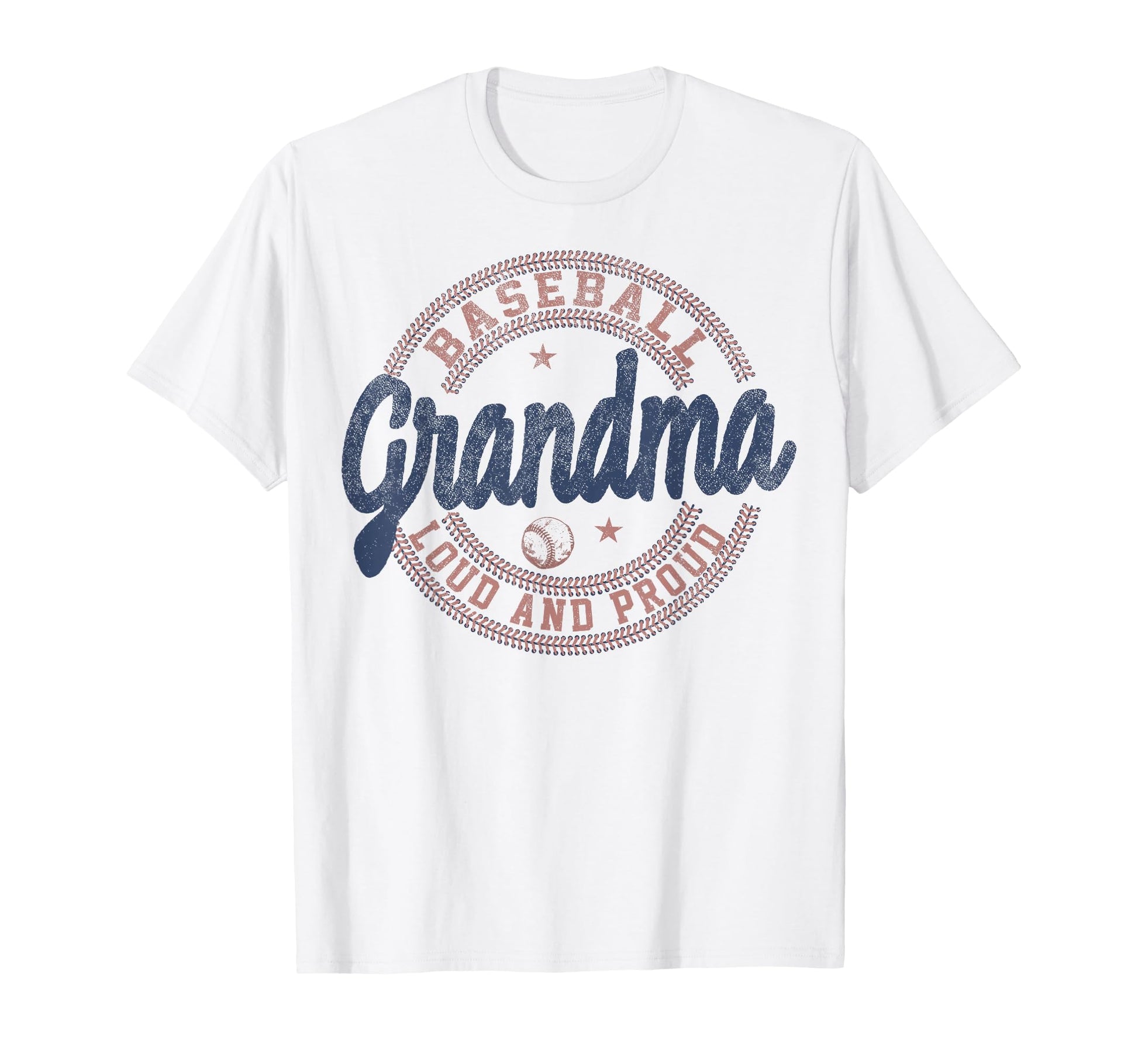 Baseball Grandma Loud And Proud T-Shirt - Aesthetic Graphic for Adults - T-Shirt, Sweatshirt, Hoodie
