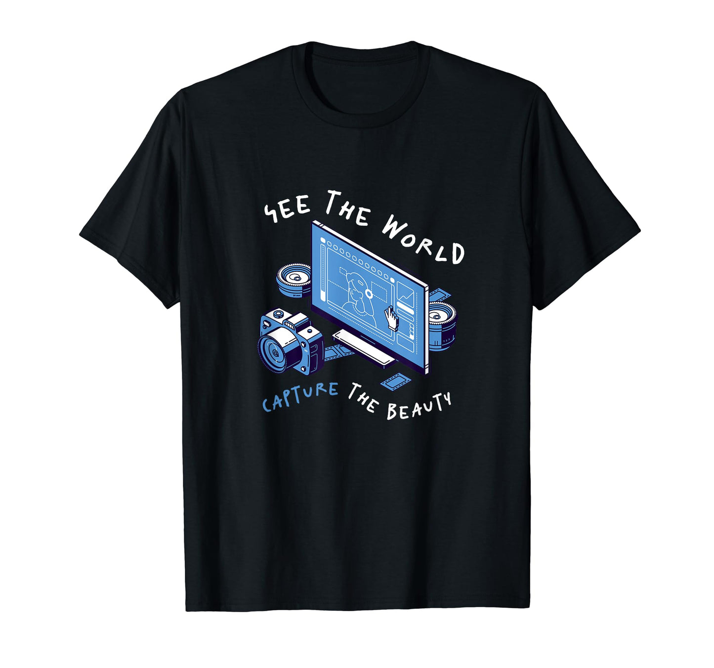 Photography Camera Snap Photo T-Shirt - Casual Everyday Wear Unisex - T-Shirt, Sweatshirt, Hoodie
