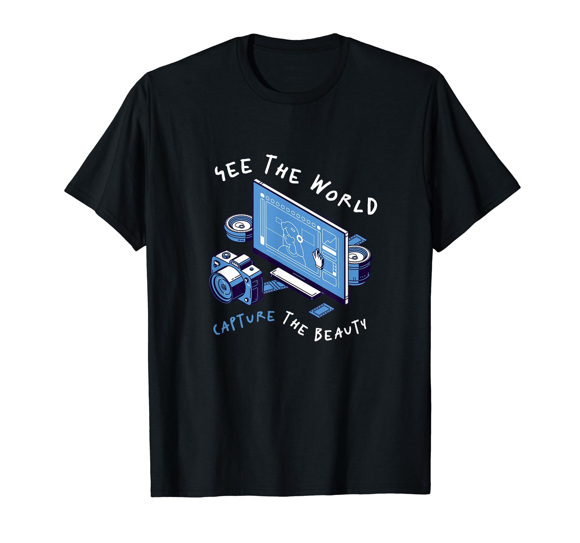 Photography Camera Snap Photo T-Shirt - Casual Everyday Wear Unisex - T-Shirt, Sweatshirt, Hoodie