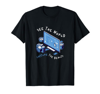 Photography Camera Snap Photo T-Shirt - Casual Everyday Wear Unisex - T-Shirt, Sweatshirt, Hoodie