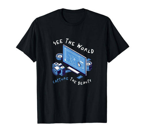 Photography Camera Snap Photo T-Shirt - Casual Everyday Wear Unisex - T-Shirt, Sweatshirt, Hoodie