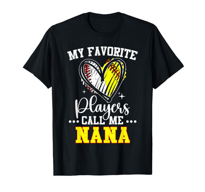 My Favorite Baseball Softball T-Shirt - Casual Everyday Wear Men Women - T-Shirt, Sweatshirt, Hoodie