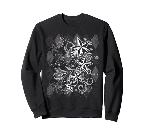 Grunge Y2K Emo 2000S Star Goth Sweatshirt - Casual Everyday Wear Men Women - T-Shirt, Sweatshirt, Hoodie