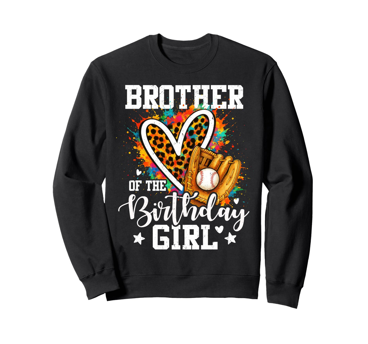 Brother Birthday Baseball Player Sweatshirt - Custom Art Print Unisex - T-Shirt, Sweatshirt, Hoodie