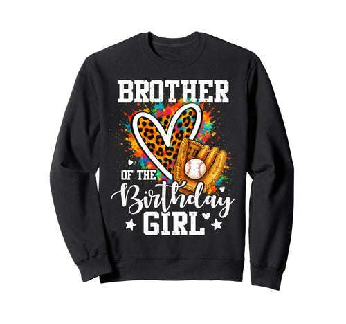 Brother Birthday Baseball Player Sweatshirt - Custom Art Print Unisex - T-Shirt, Sweatshirt, Hoodie