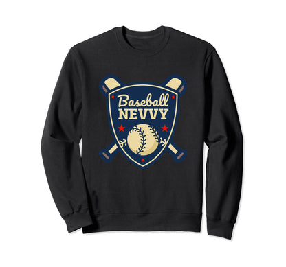 Baseball Nevvy Matching Family Sweatshirt - Graphic Print for Adults - T-Shirt, Sweatshirt, Hoodie