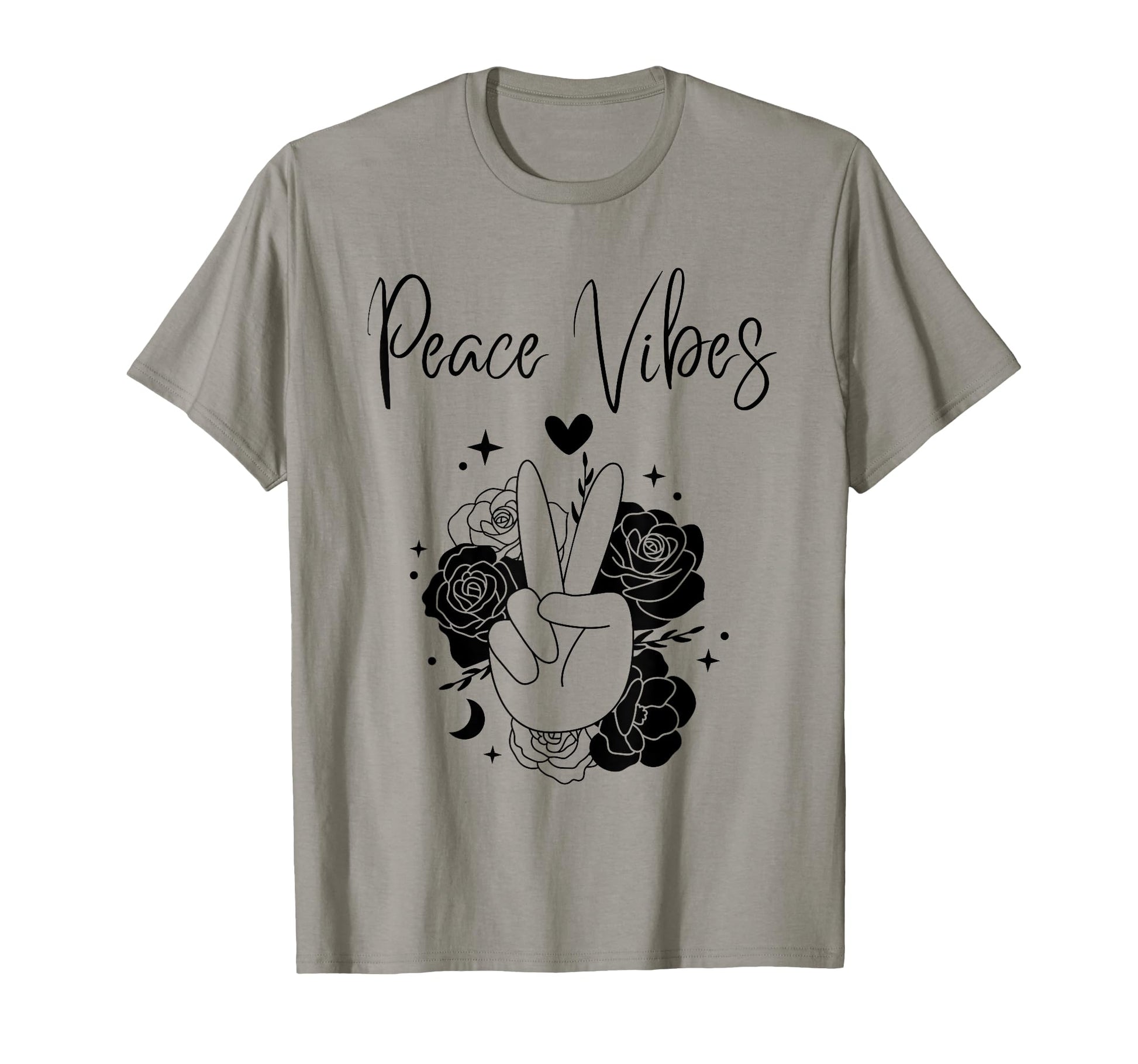 Peace Sign Vibes Love 60 S 70 S T-Shirt - Casual Everyday Wear Unisex - T-Shirt, Sweatshirt, Hoodie