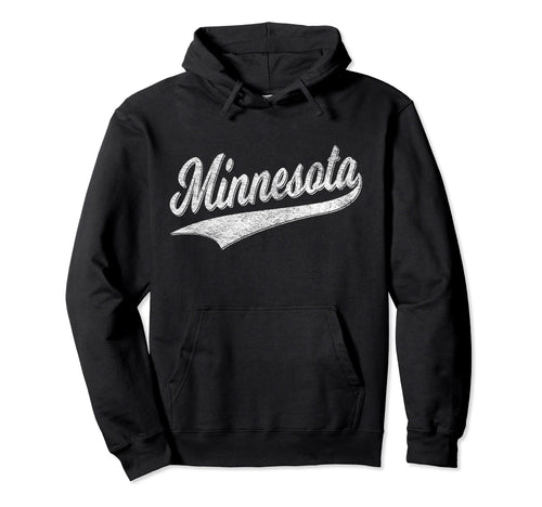 State Minnesota Varsity Script Sports Jersey Hoodie - Graphic Print Unisex - T-Shirt, Sweatshirt, Hoodie