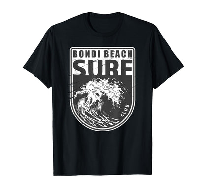 Bondi Beach Sydney Australia Surf Club T-Shirt - Graphic Print Men Women - T-Shirt, Sweatshirt, Hoodie