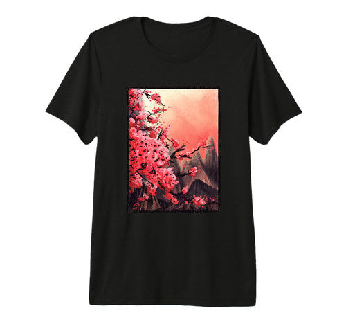 Vaporwave Aesthetic Japanese Cherry T-Shirt - Unique Graphic Unisex - T-Shirt, Sweatshirt, Hoodie