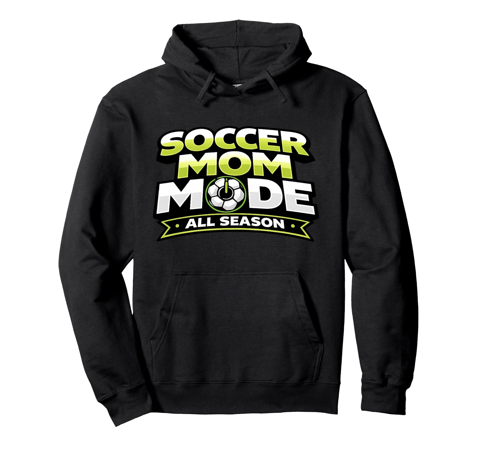 Soccer Mom Mode Funny All Season Hoodie - Minimalist Print Men Women - T-Shirt, Sweatshirt, Hoodie