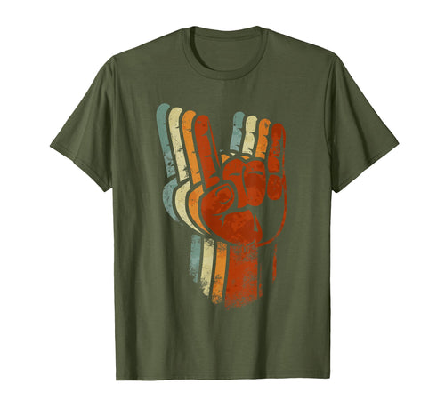 Devil Horns Sign Metal Fork Rock Hand T-Shirt - Trendy Graphic for Adults - T-Shirt, Sweatshirt, Hoodie