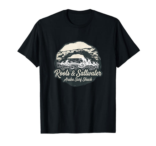 Aruba Surf Shack Distressed T-Shirt - Casual Everyday Wear Men Women - T-Shirt, Sweatshirt, Hoodie