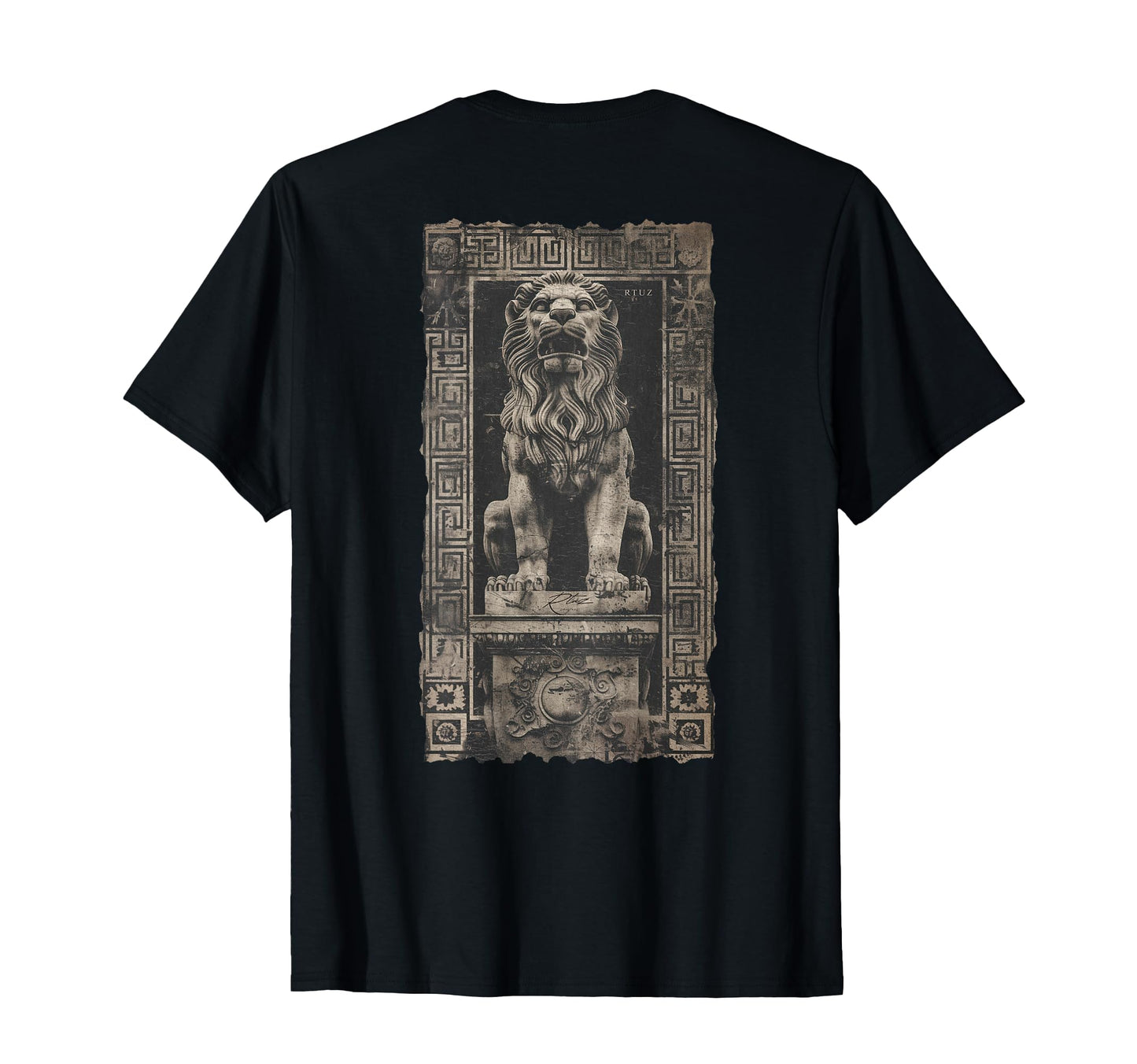 Y2K Back Streetwear Lion T-Shirt - Minimalist Print for Adults - T-Shirt, Sweatshirt, Hoodie