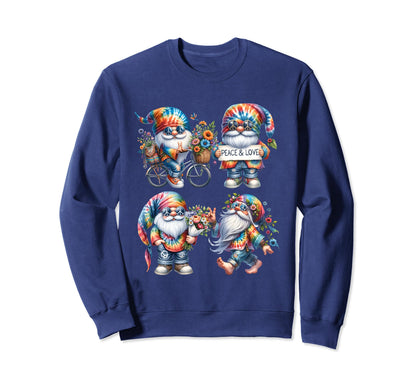 Hippie Gnome And Summer Vacation Sweatshirt - Fun Novelty Design Unisex - T-Shirt, Sweatshirt, Hoodie